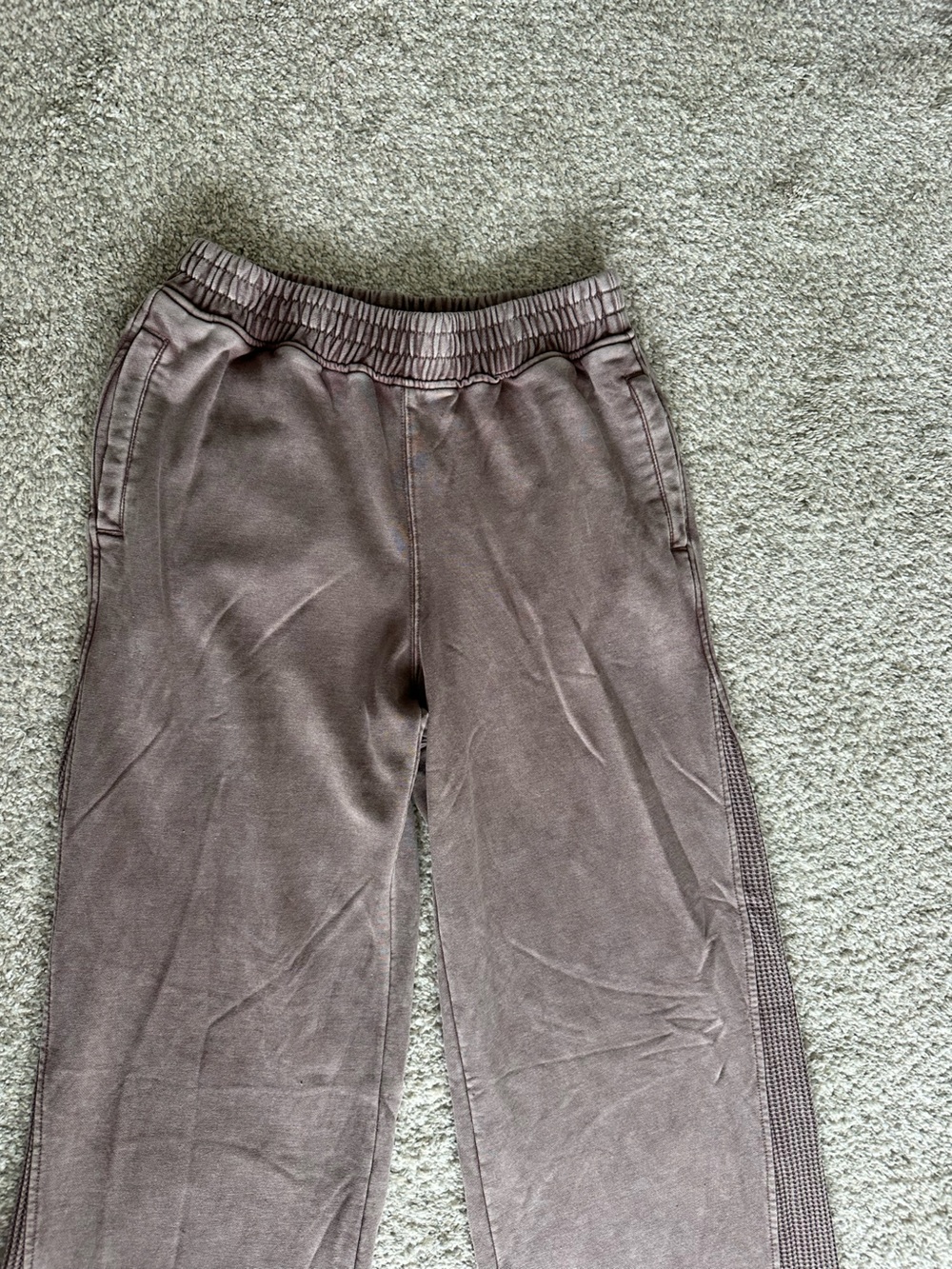 Women’s Rae Mode Taupe Wide Leg Lounge Pants - Picture 3 of 8